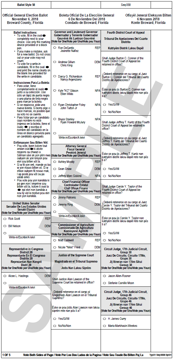 How to Mark Your Optical Scan Ballot